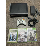Xbox 360 Fat Placa Jasper De 60gb Y 5 Juegos Assasins Creed