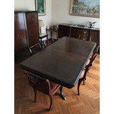 Juego De Comedor Año 1954 Madera Caoba