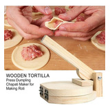 Prensa De Tortilla De Madera Dumpling Chapati Maker Dumpll A