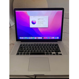 Macbook Pro I7 16gb Ssd 15pol 2015