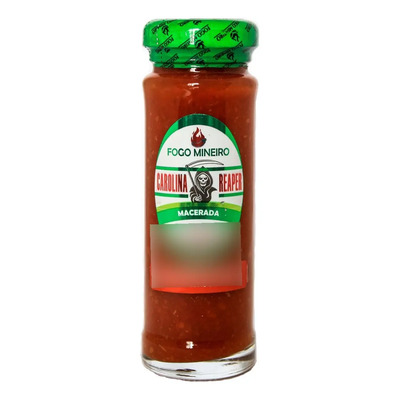 Carolina Reaper Macerada Fogo Mineiro 100ml