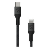 Cable Tipo C A Lightning 1.2m Scosche Color Negro