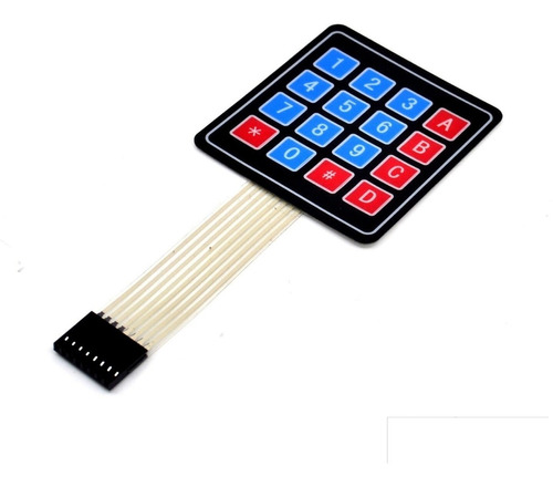 Teclado Matriz 4x4 Matricial Arduino Flexible Robotica