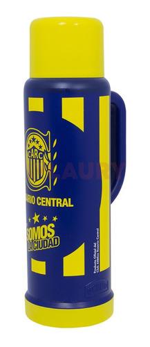 Termo Lumilagro Fútbol De Vidrio 1l Rosario Central