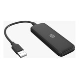 Adaptador De Hub Usb Hp Dhc-ct110c De 4 Puertos - Aluminio