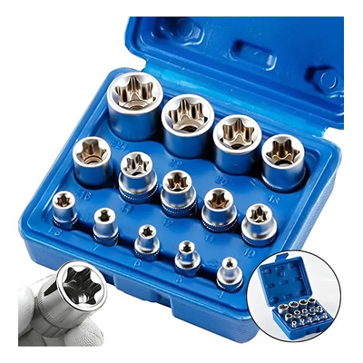 Juego De Llaves De Estrella E-torx Hembra De 14 Pieza | MercadoLibre