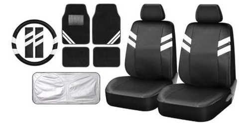 Set X12 Forros Silla + Volante + Cinturon + Tapasol + Tapete