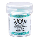 Scrapbook Wow Polvo Embossing 15 Ml Sea Mist Verde Mar