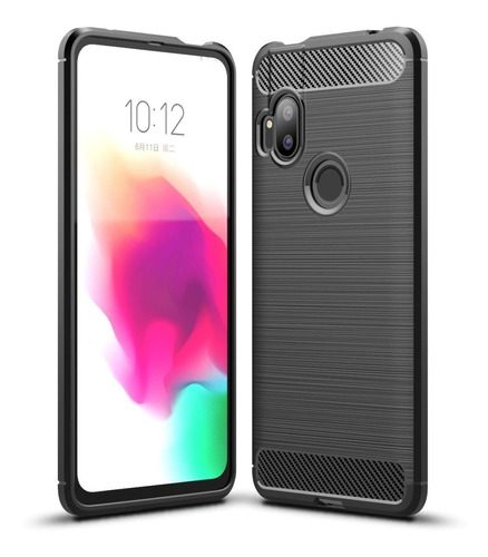 Capa Carbo Para Motorola Moto One Hyper Fusion Vision Action