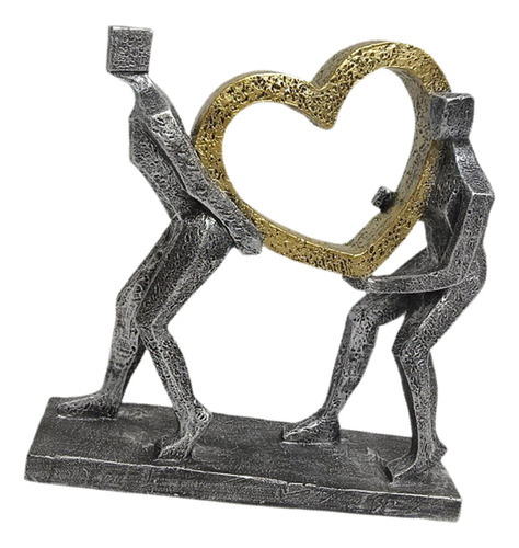 Escultura Del Corazón Del Arte De La Estatua Del Peso Del