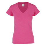 Playera Cuello V Manga Corta Yazbek. Mujer. Varios Colores 