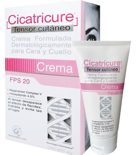Cicatricure Crema Facial Tensor Cutáneo Fps 20 60g 