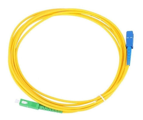 Cable Patch Cord Fibra Optica 5m Sc/apc-sc/upc . Tecnomati