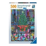 Puzzle Navidad En Rockerfeller - 500 Piezas Ravensburger