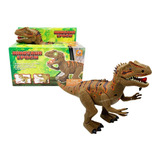 Dinosaurio T-rex Con Luz Sonido Movimiento Camina Juguete