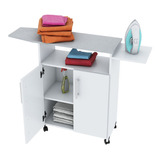 Mueble Organizador Centro De Planchado Blanco Imperdible