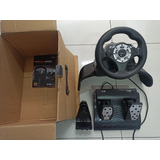 Volante Bigben Racing Wheel Deluxe Ps3 / Ps2/ Pc 