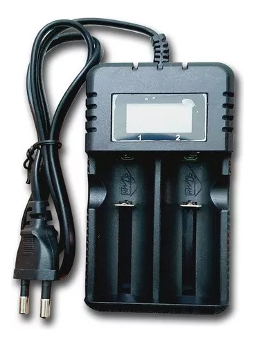 Carregador Duplo Bateria 26650 4,2v Li-ion X900