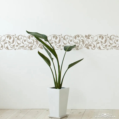Plantilla Decorativa Para Pintar Paredes Rampant Stencil | Meses sin interés