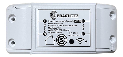 Interruptor Wifi Inteligente Domotica Control Voz Celular  