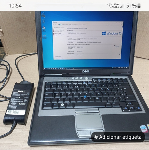 Notebook Dell D630 Com Porta Serial Rs232 - T7250 - 2,0 Ghz