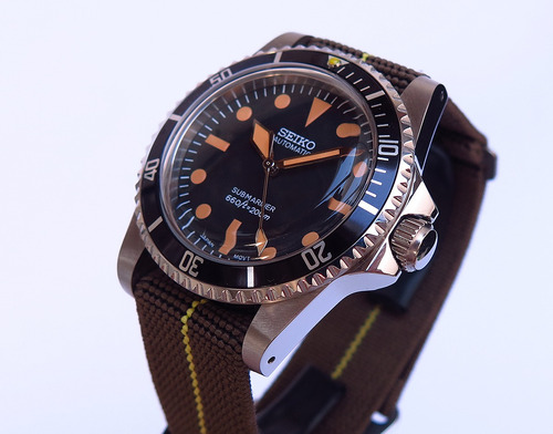 Relógio Seiko Diver Militar Movimento Nh35 Novo