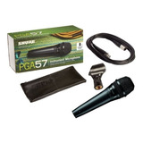 Microfono Dinamico Shure Pga57 Xlr Instrumento Con Cable 