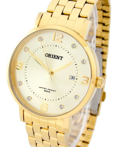 Relógio Orient Feminino Fgss1165 C2kx Dourado Analogico 