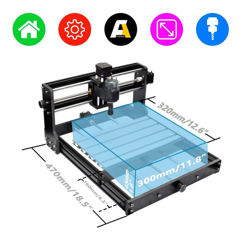 Kit De Expansion Cnc 3018 Pro A 3040 Pro Aluminio + Mesa Al