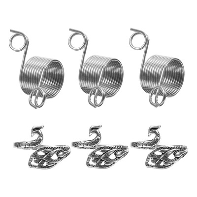 6 Anillos De Ganchillo, Accesorios Para Tejer, Abiertos Con