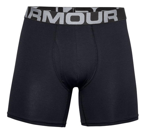 Boxer Hombre Chrged Cotton 6in 3pack Negro Under Armour