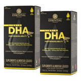 Kit 2x Liquid Dha Tg - (150ml Cada) - Essential Nutrition Sabor Without Flavor