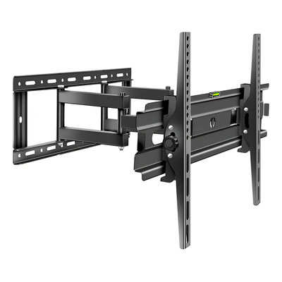Luckilym E600 Soporte De Doble Brazo Móvil Para Tv 32-85 Pulgadas - Máx 60Kg, Montaje Pared, Rotación 360°+Inclinación, Con Nivel de Burbuja, Acero Reforzado, Universal LCD\u002FLED\u002FOLED, Fácil Instalación | Envío gratis