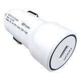 Cargador Auto Usb Carga Rapida Tipo C Noga Car Usb 21 20w 3a Color Blanco