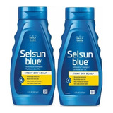 2 Shampoo Selsun Blue Itchy Dry Scalp Dandruff 325ml C/u