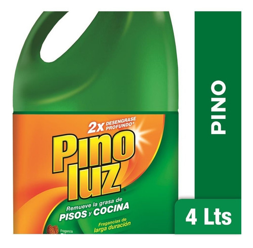 Limpiador De Pisos Pino Luz  Aroma Pino 4 L