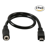 2 Cables Adaptador De Audio Mini-usb A 3,5 Mm Hembra | Ne...