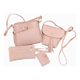 Conjunto Informal De 4 Uds. De Bolsos De Hombro Para Mujer,