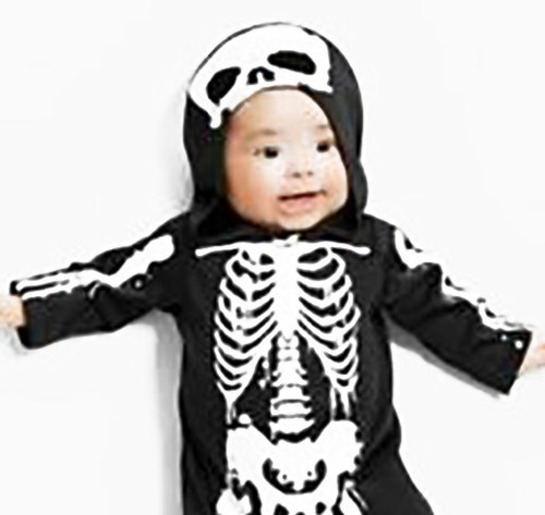 Set Conjunt Bebe Body Disfraz Esquelet Gorr Halloween Regalo