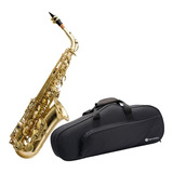 Saxofone Alto Eb (mi Bemol) + Case Extra Luxo - Harmonics 