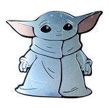 Cuadro Acrílico Espejo Baby Yoda Irrompible 33cmm X 29cm