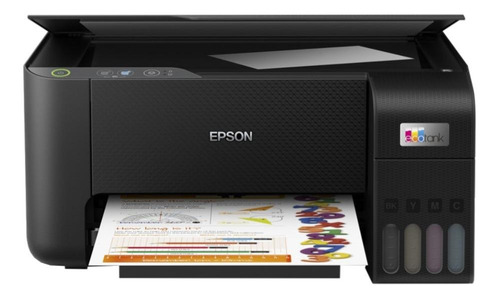 Impresora A Color Multifunción Epsonecotank L3210 Negra 220v