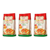 Kit 3 Mistura Para Massa Sem Glúten Pizza - 400g