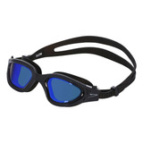Óculos De Natação Lente Espelhada Águas Abertas Glow Speedo Cor Azul/preto