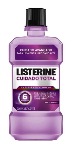 Listerine Cuidado Total Enxaguante Bucal 500ml