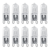 10pcs G9 Base De Bombilla Halógena 120v 40w Para Candelabros