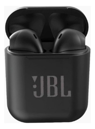 Fone Sem Fio Bluetooth I12 Jb-l Preto Universal E Case