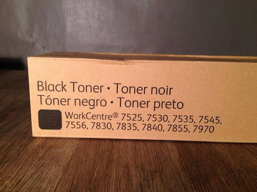 Toner Xerox 6r1509 7525/7530/7535/7545/7556/7830/7835 Negro