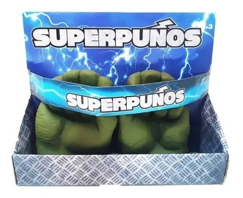 Puños Superheroes Guante Gigante Infantiles Goma Ambas Manos