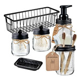 Conjunto Accesorios Baño Vintage (6pcs) - Dispensador